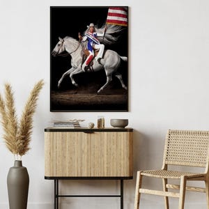 The Cowboy Carter Album Cover – Digital Print