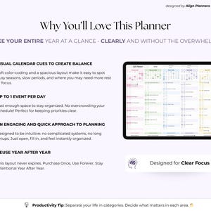 Year-at-a-Glance Planner Google Sheets Spreadsheet – 2026 One Page Calendar, Monthly Task, Event & Birthday Tracker, Digital Download image 3