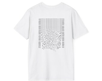 WAHBWNAT Distorted Text Tee