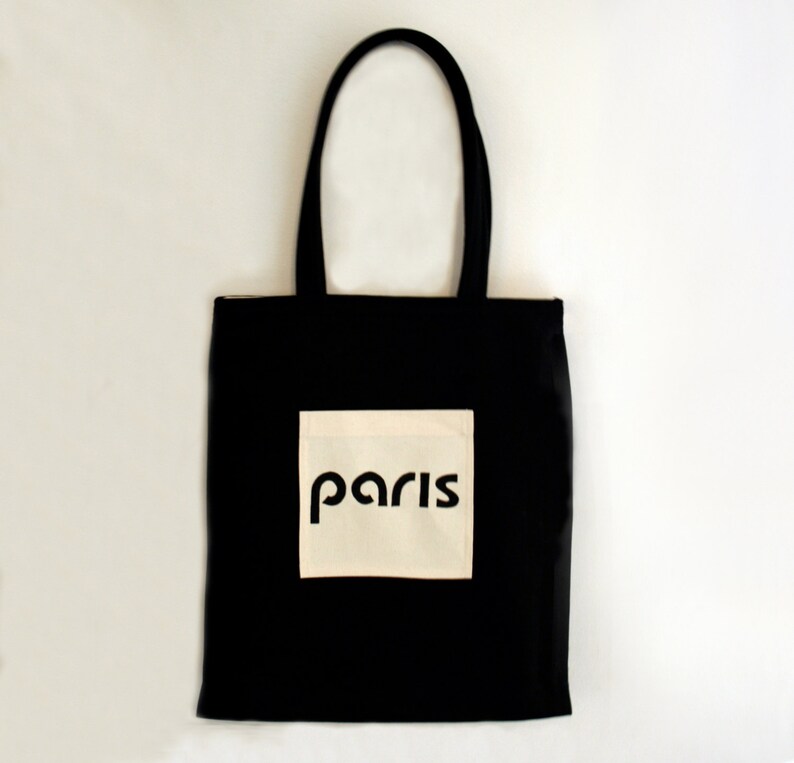 Hand-Painted Code Postal Bag image 5