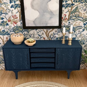Dollhouse Sideboard Cabinet, Mid Century Modern