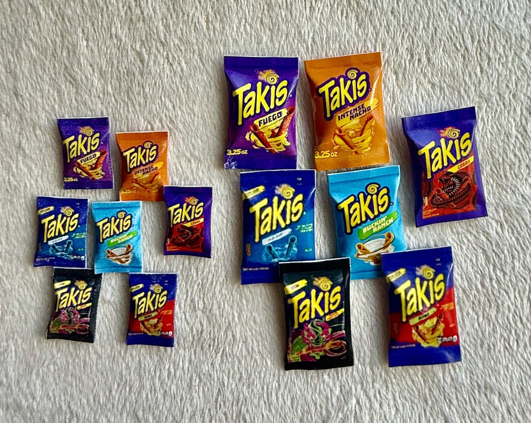 Miniature Takis for Dollhouse or Mini Diorama Scene - Etsy