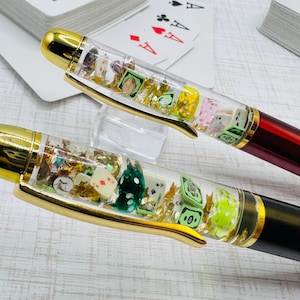 Caneta flutuante para cartas e dados/cassino/cartas de baralho/jogos de azar