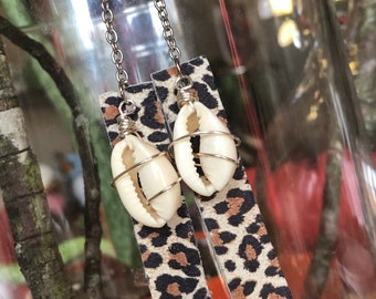 Khadjia Leopard Drop Earrings #2