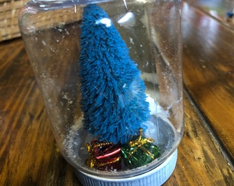 Blue Tree Christmas Ornament