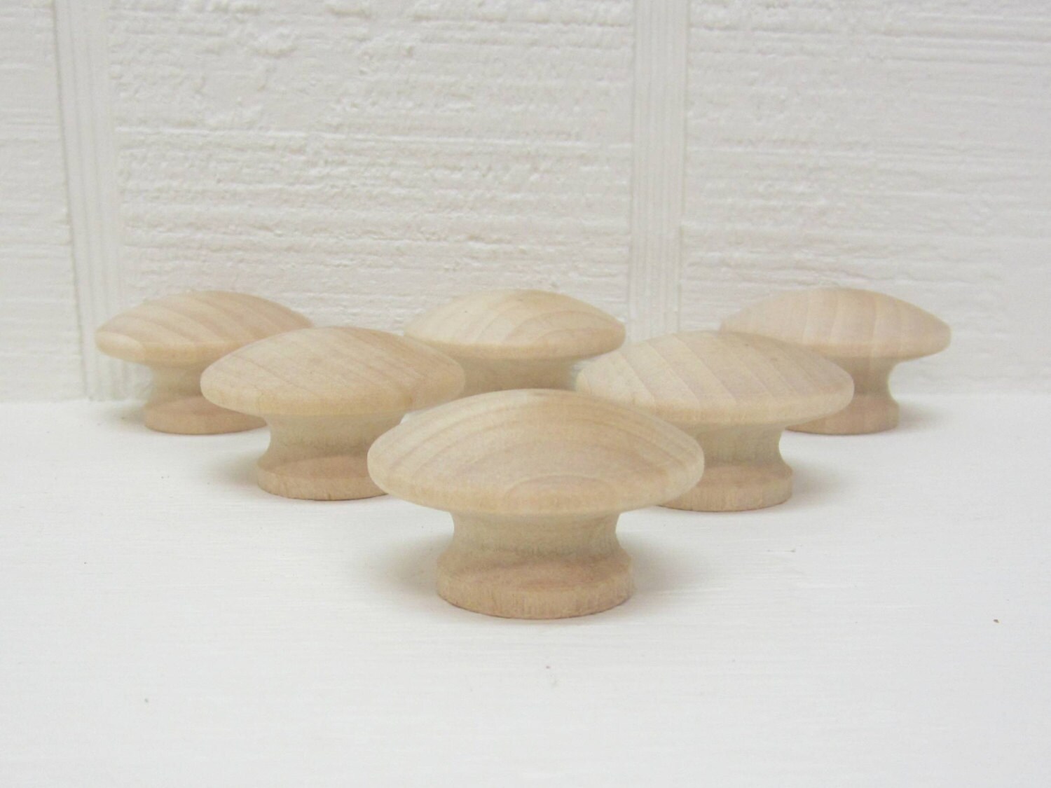 Wood Knobs New And Unfinished 11/2 Inch Wooden Door Knob Or Etsy