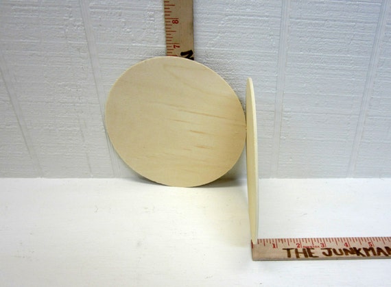 Wood Circles 24 inch 1/2 inch Thick, Unfinished Birch Plaques