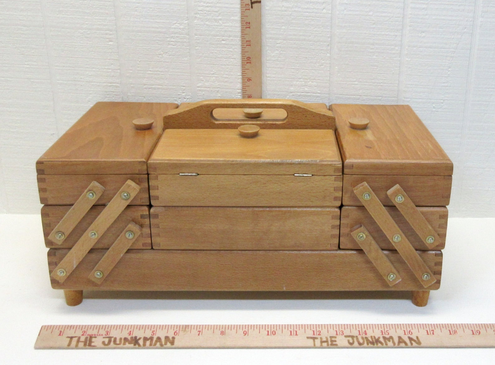goki wooden sewing box