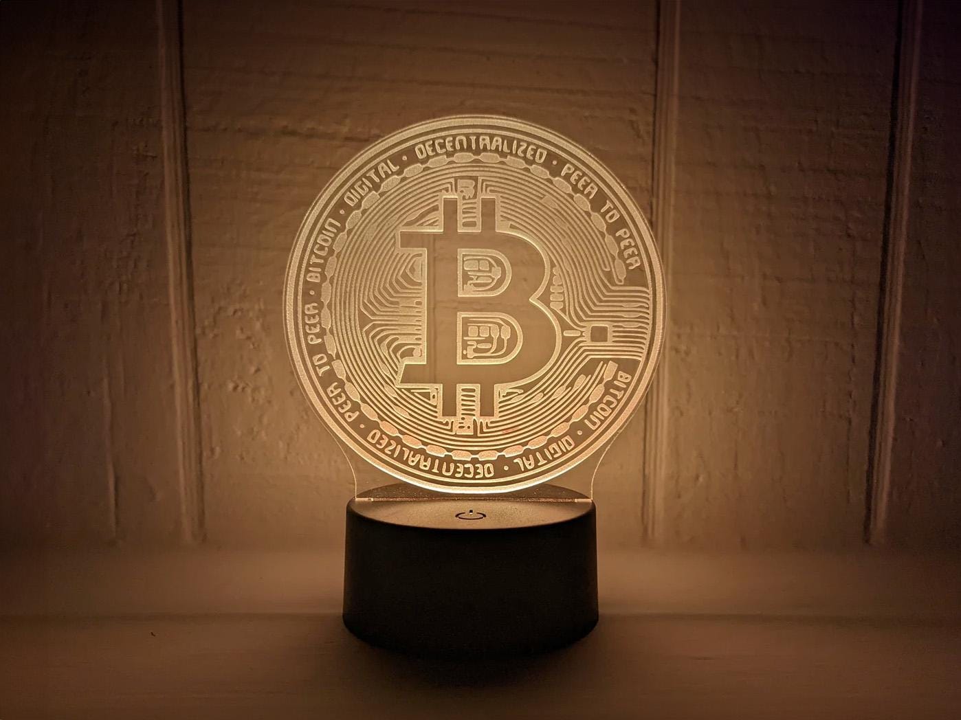 Crypto Lamp - Etsy