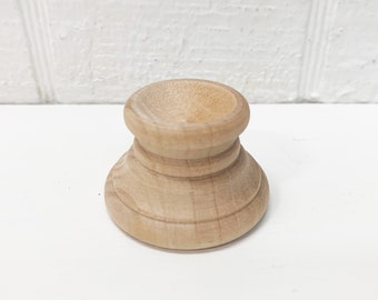 Unfinished Wooden Egg Stand - Egg Display - Sphere Display - Orb Stand