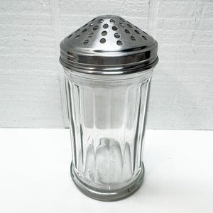 Vintage Cheese Shaker Jar - Made by Chicago Glass