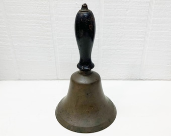 Vintage Brass Bell Brass Teacher's Bell - School Bell