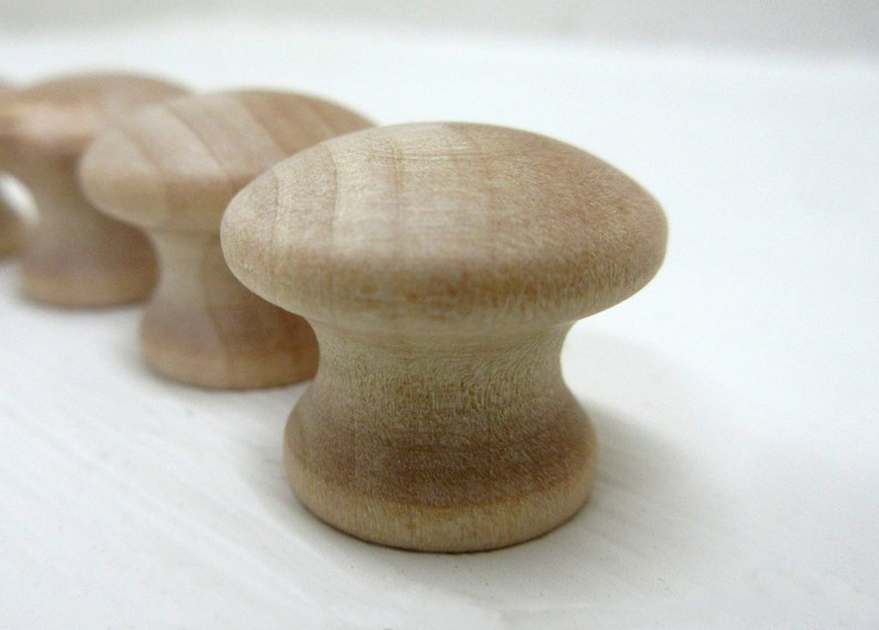 End Grain Wood knobs / Drawer Pulls 3/4 inch Unfinished Etsy