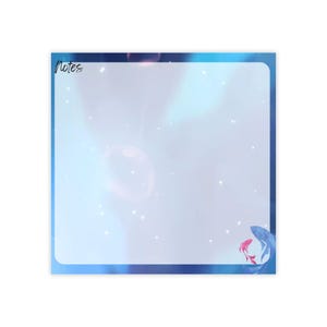 Rafayel : bloc-notes carte 5 étoiles LOVE AND DEEPSPACE