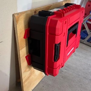 Craftsman VersaStack / DeWalt Tstak Wall Mount – 3D Printed Quick-Detach Mounting Bracket