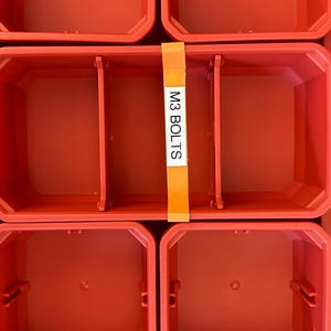 Milwaukee Packout Bin Label Strips – Custom-Fit, Low-Profile Design