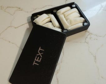 Customizable Nicotine Pouch Container