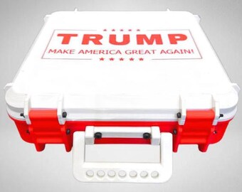 Estuches rígidos personalizados "Trump" - Estuche rígido impreso en 3D con inserto para pistola opcional