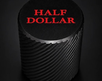 Half Dollar Coin Organizer | Large Silver Dollar Storage Tube | Stackable Coin Holder | Custom Color 3D Printed Coin Storage (Copy)