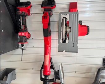 Gladiator GearTrack Power Tool and Battery Mount - Milwaukee M18 Power Tools