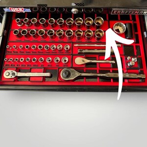 Modular Socket Organizer | 1/2” Drive SAE | Gridfinity Compatible | Custom Two-Tone Color