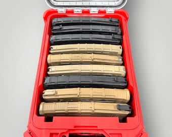 Milwaukee PACKOUT Insert for 9 Magpul PMAG 30 Magazines | Fits 48-22-8435 | AR-15 Mag Organizer