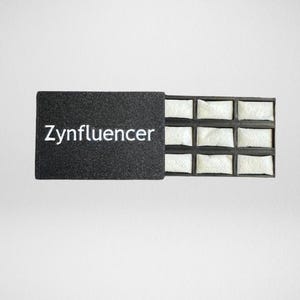 Slim Zyn Wallet – 3D Printed Pouch Holder (Holds 9 Pouches) - Custom Text