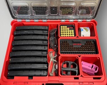 Milwaukee PACKOUT Insert for 9 Magpul PMAG 30 Magazines | Fits 48-22-8430 | AR-15 Mag Organizer