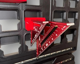 Packout Mount for Milwaukee Carpentry Square Packout Mount | Fits MLSQ040 & MLSQ070