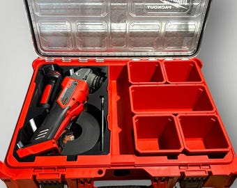 Milwaukee Packout Insert | Fits M18 FUEL Angle Grinder (2880-20) in Organizer 48-22-8430