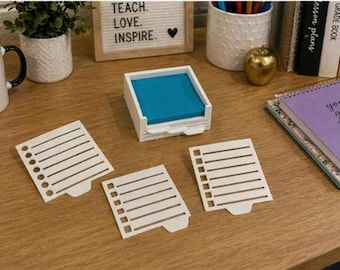 Post-It Notes Holder with Templates