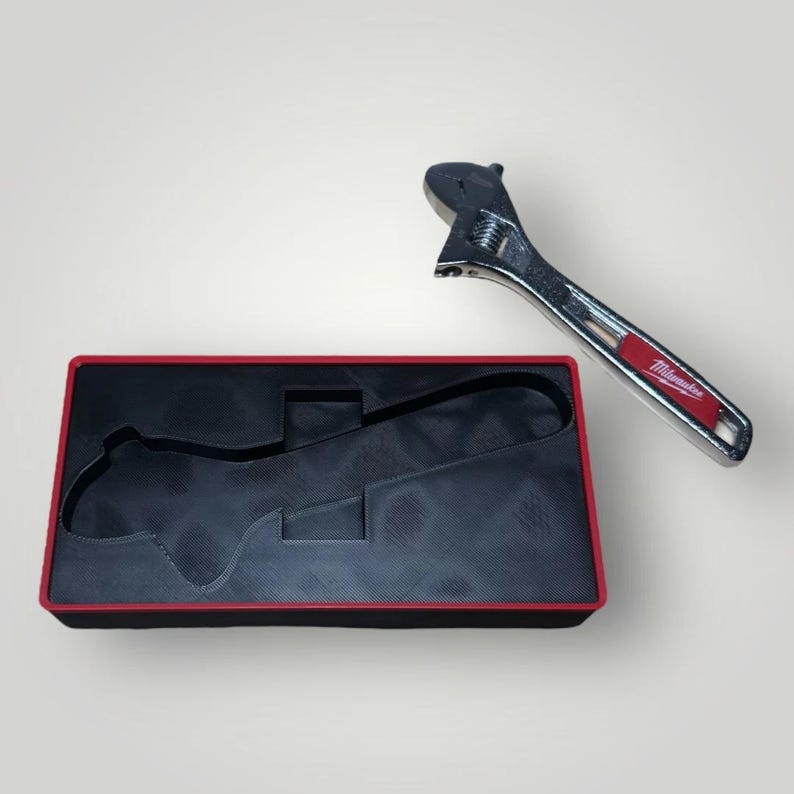 Organizador de caja de herramientas para llave inglesa ajustable Milwaukee de 6" (48-22-7406) / Bandeja modular Gridfinity imagen 5