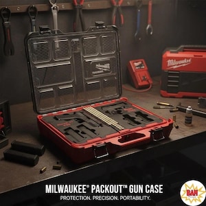 Custom Smith & Wesson Insert for Milwaukee Packout (48-22-8431) - Holds 2 Pistols + 4 Magazines