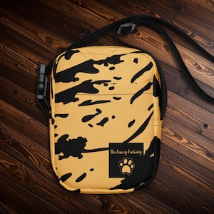 Sac à bandoulière avec logo pour animal de compagnie, design unisexe, sac à main utilitaire de haute qualité pour promener son chien, bagage à main tendance, cadeau pour amoureux des animaux de compagnie