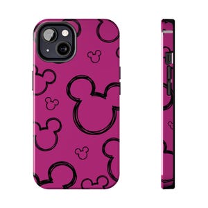 Cute Mickey Mouse Tough Phone Cases, Disney Phone Accessories, Gift for Disney Lovers, Fun Phone Protector, Colorful Phone Cover