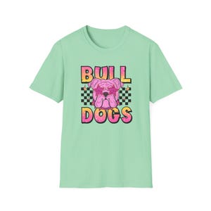 Bull Dogs School Spirit Graphic T-Shirt, Cute Dog Lover Shirt, Unisex Pet Apparel, Casual Gift, Summer Wear