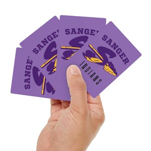Jeu de cartes de poker Sanger Indians, jeux de cartes Sanger Indians, jeu de cartes à collectionner, accessoires de jeux de cartes