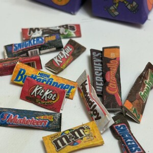 miniature Halloween candy bag 1:6 scale