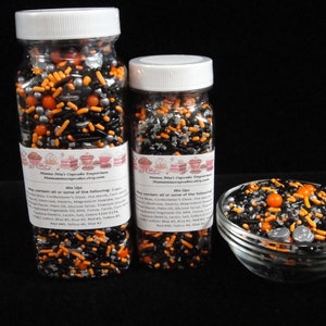 Halloween Mix Up Sprinkles, Cupcake Sprinkles, Rainbow Sprinkles, Heart Sprinkles, Cake Sprinkles, Quins, Edible Sprinkles, Sprinkle Mix
