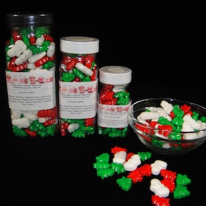 Tress and Snowmen Sprinkles, Cupcake Sprinkles, Cake Pop Sprinkles, Christmas Parties, Christmas Cupcakes, Candy Buffets, 4 oz Jar