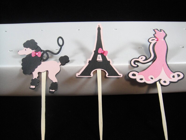 paris-themed-cupcake-toppers-paris-party-baby-showers-first-etsy