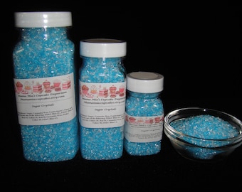 Sky Blue and White Course Sanding Sugar, Cupcake Sprinkles, Cake Pop Sprinkles, Sanding Sugar, Cookie Sprinkles, Sprinkles