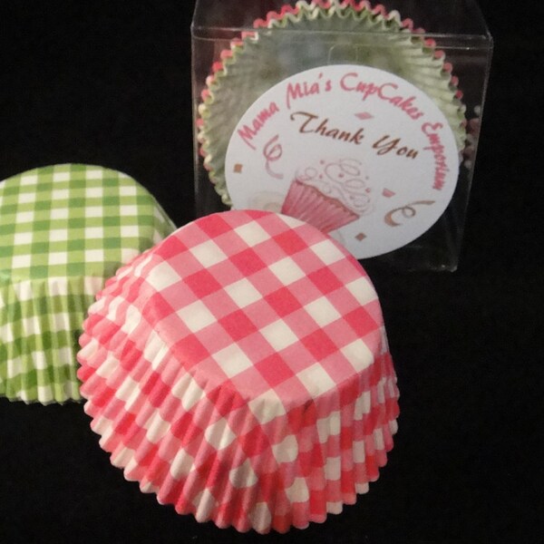 Plaid Cupcake Liners Etsy