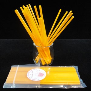 Orange Cake Pop Sticks, Plastic Cake Pop Sticks, Halloween Cake Pop Sticks, Reusable Cake Pop Sticks, Cake Pope Supplies, 6" - Qty 25