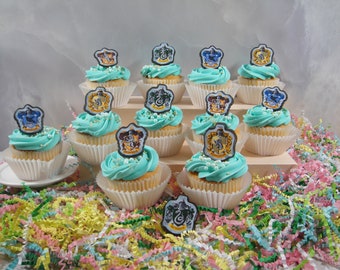 Harry Potter Cupcake Rings, Party Favor, Cupcake Rings, Favor Rings, Kids Parties, Party Favors, Cake Pop Rings