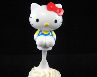 Hello Kitty Spoon Topper, Hello Kitty Cake Kit, Hello Kitty Smash Cake Topper, Cake Topper, Hello Kitty Party, Party Favor - Qty 1