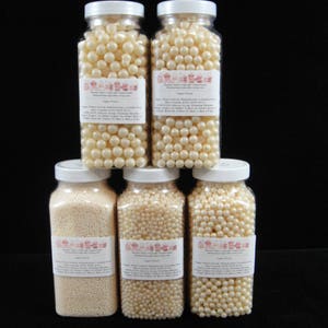 Sugar Pearls Silver 7mm Edible – Lynn's Cake, Candy, and Chocolate Supplies