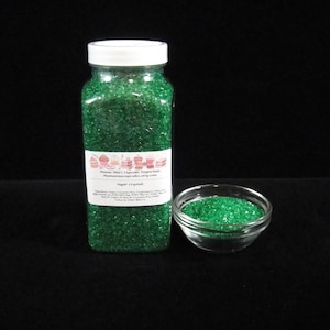 BULK Dark Green Course Sanding Sugar, Shimmer Sugar, Glass Rimming Sugar, Cocktail Sugar, Cake Decorating, Cake Pop Sugar, Candy Making