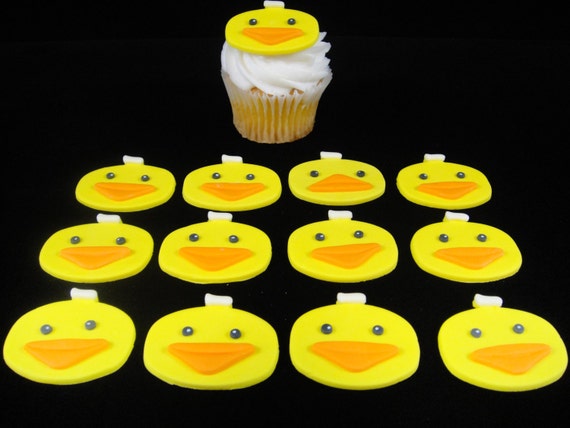 edible duck face cupcake