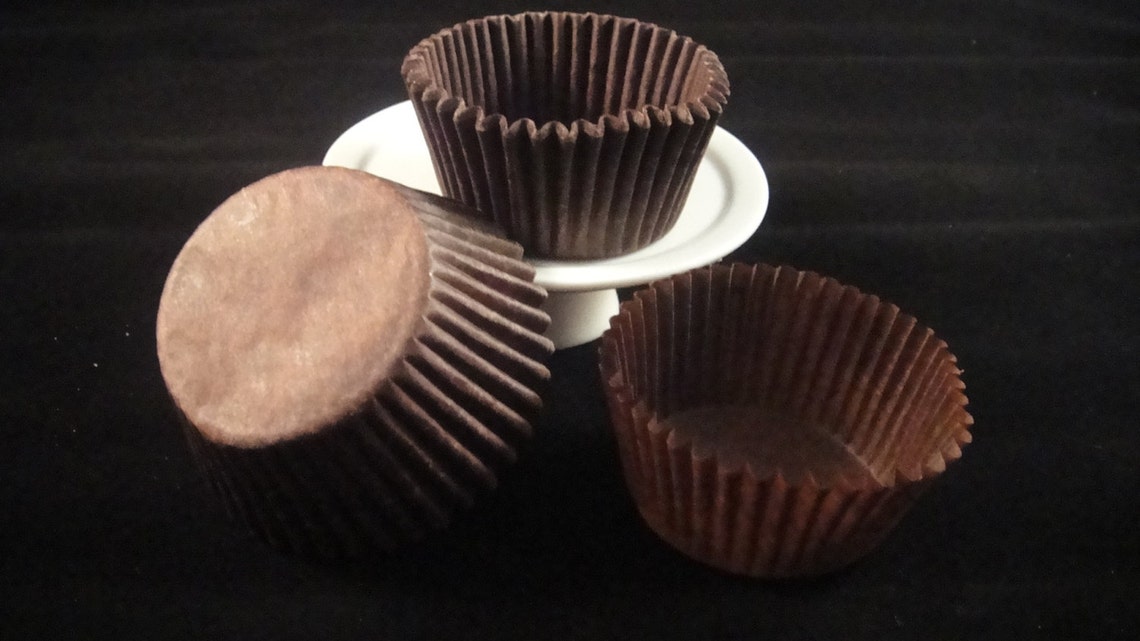 Brown Cupcake Liners Etsy